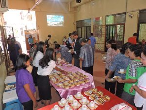 Suasana Snack Pagi di Hall Jurusan Matematika FMIPA Unpatti